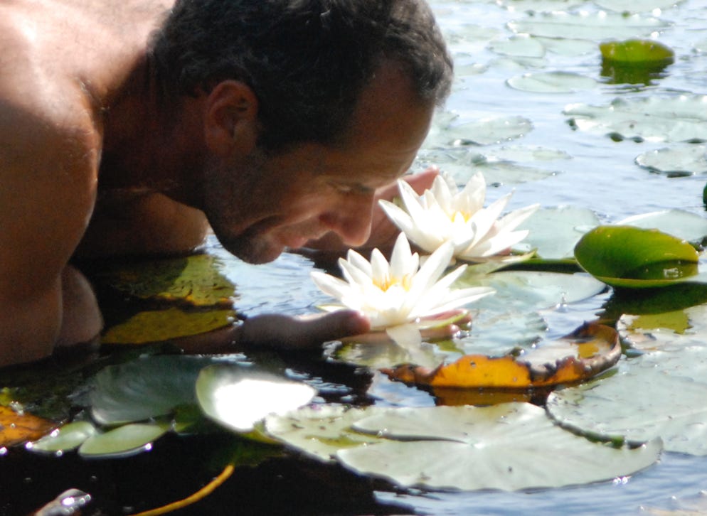 A microphone used for recording speech.